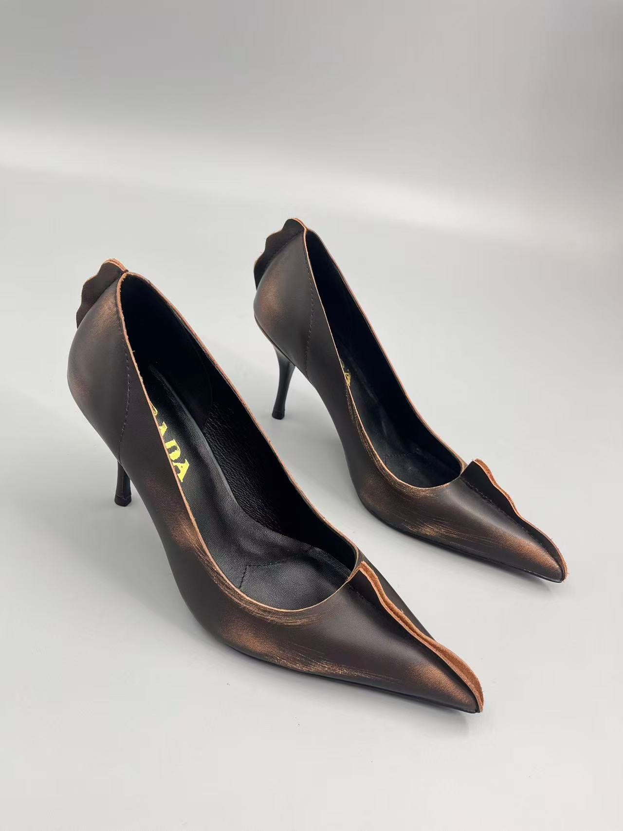 Pointed stiletto high heels