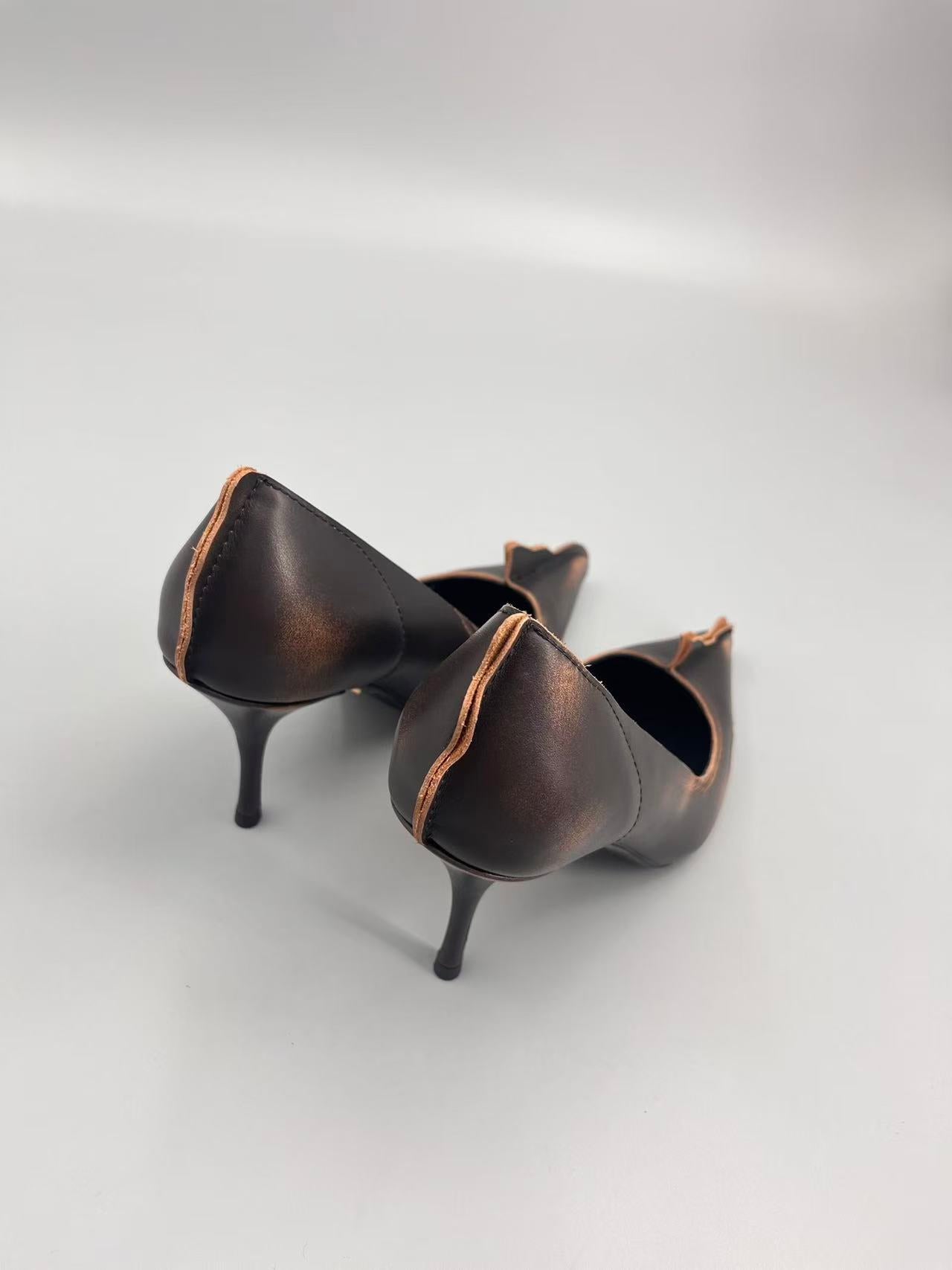 Pointed stiletto high heels