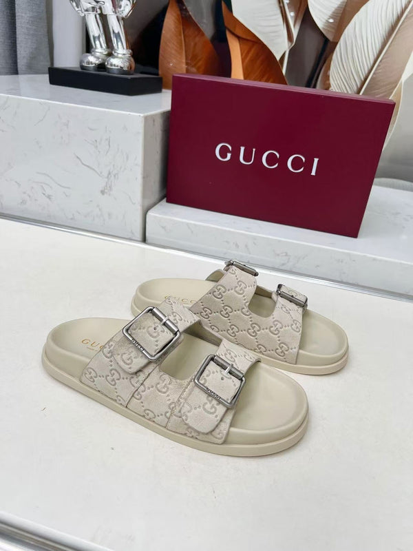 Double G platform slippers