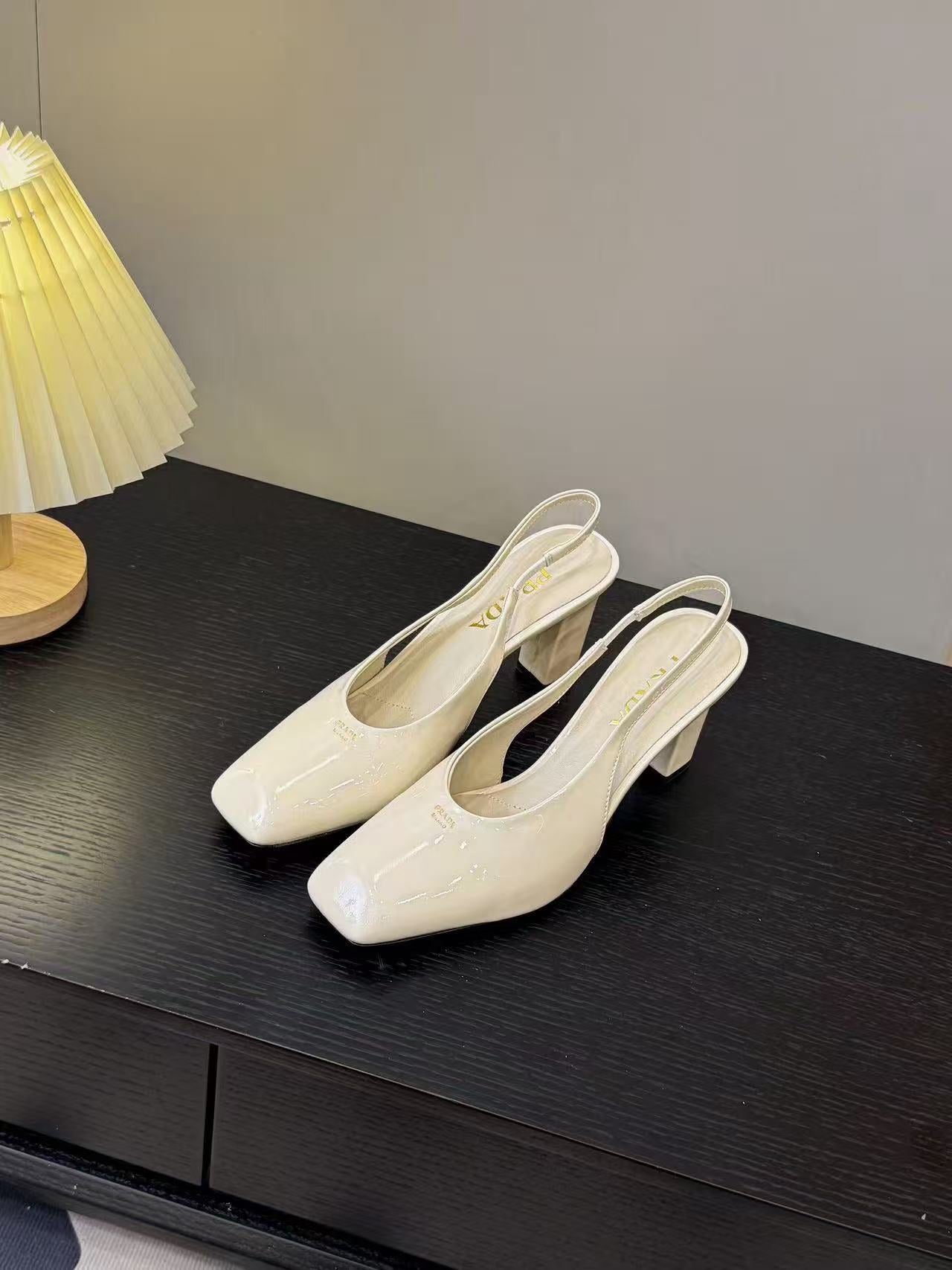 Square toe block heel mule sandals