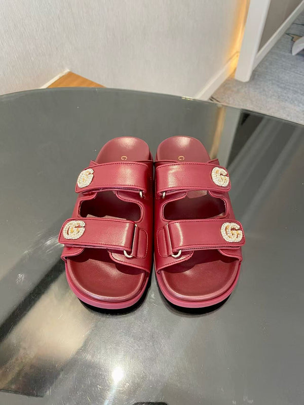 double-strap crystal-embellished Sandals