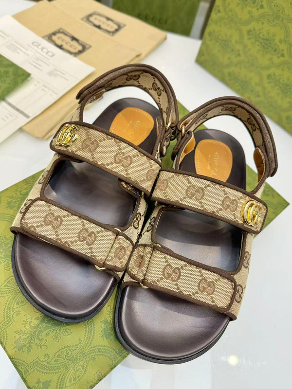 Velcro flat sandals