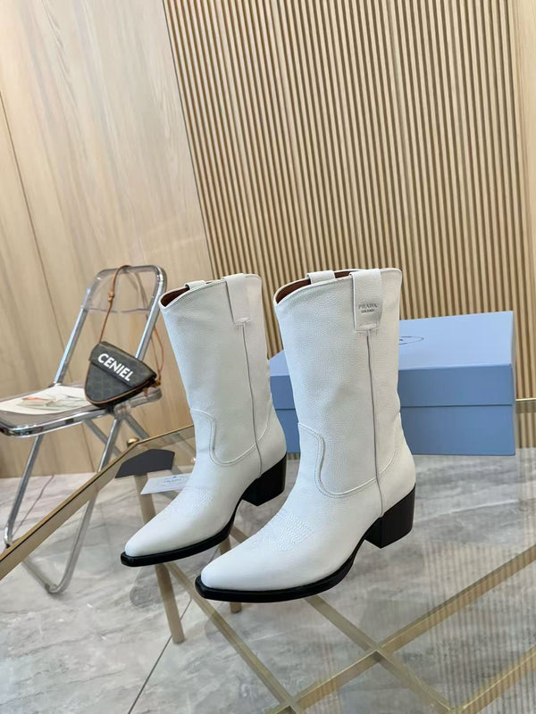 White cowboy boots