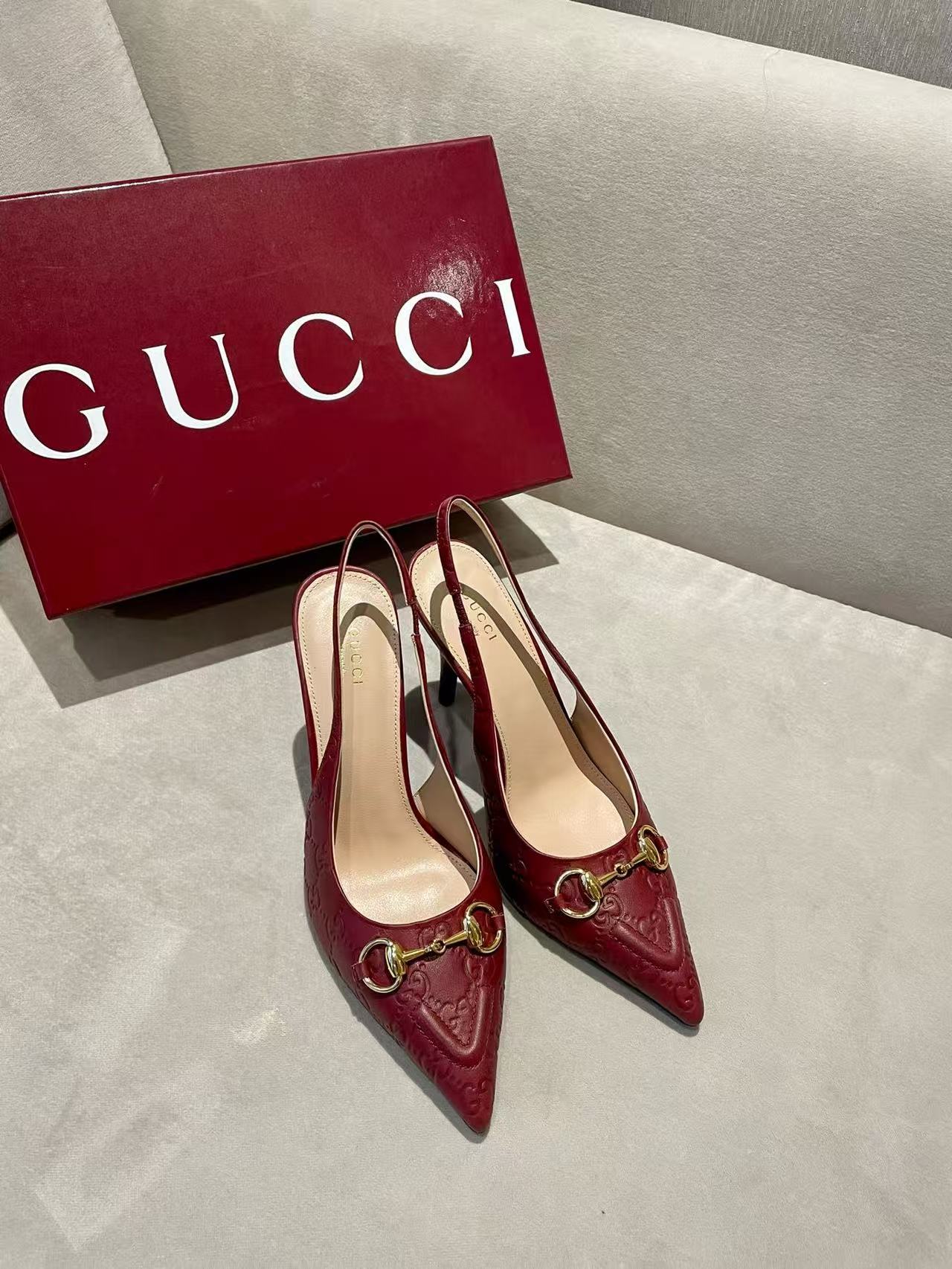 Horsebit pointed toe sandals