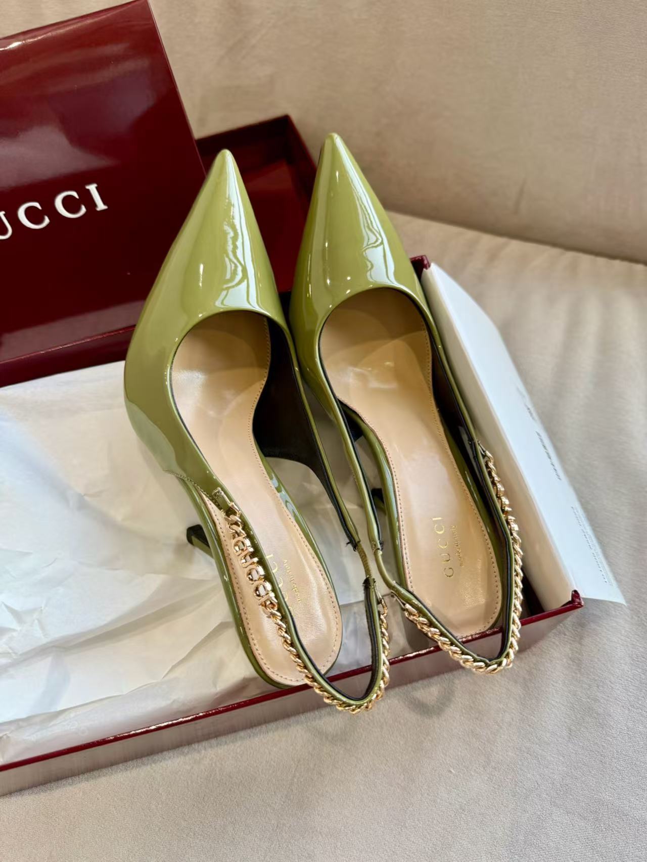 Horsebit pointed toe sandals